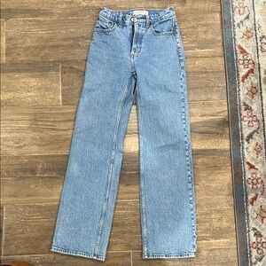 Abercrombie & Fitch Classic Light Wash Straight Leg Jeans